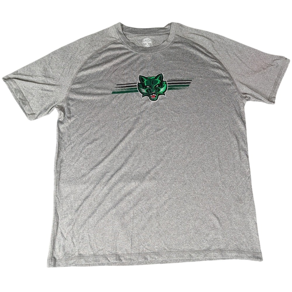 Rivalry Threads Binghamton Bearcats Heather Gray Performance Graphic Tee Shirt